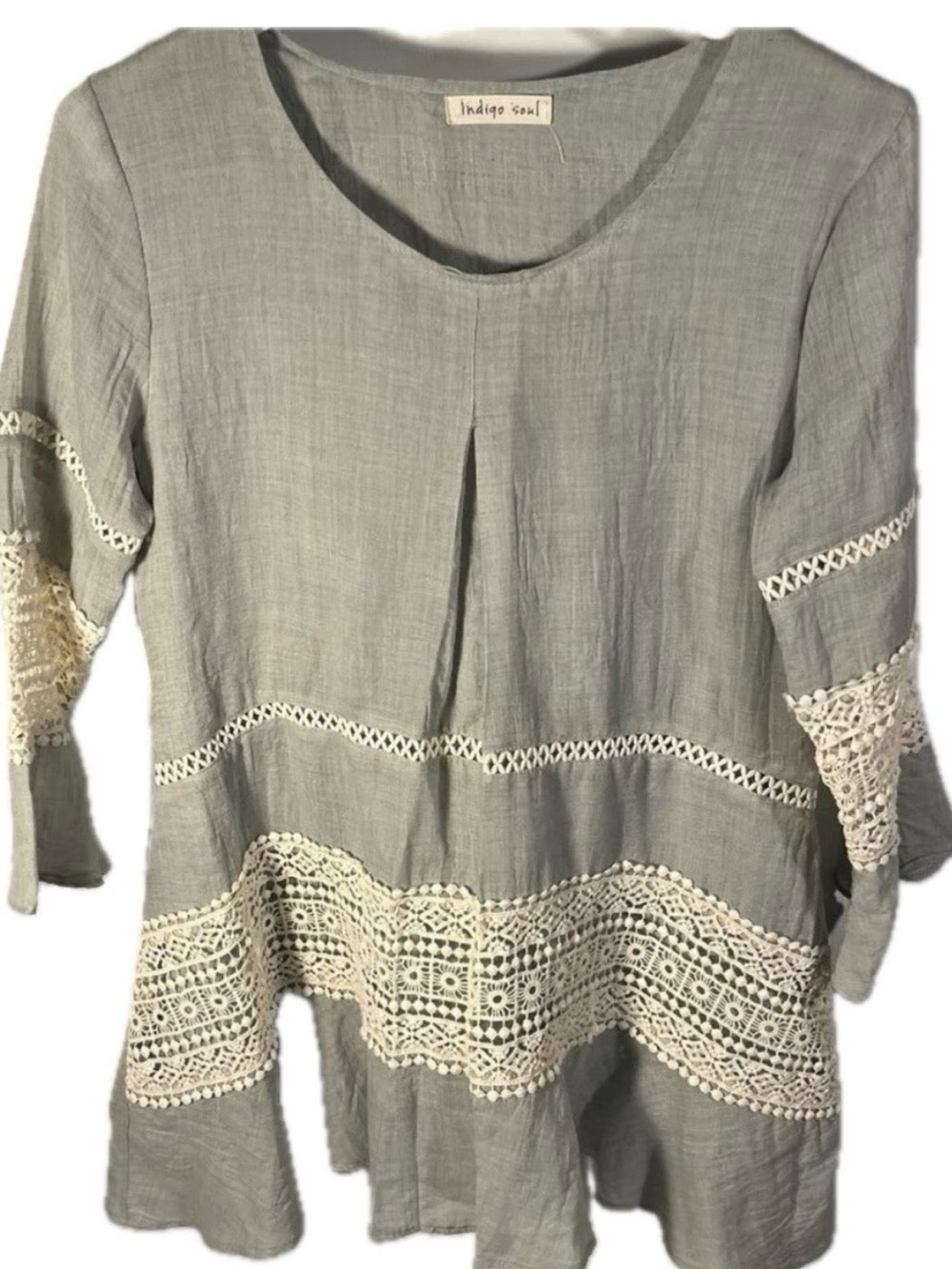 Indigo Soul Bohemian Top with great details